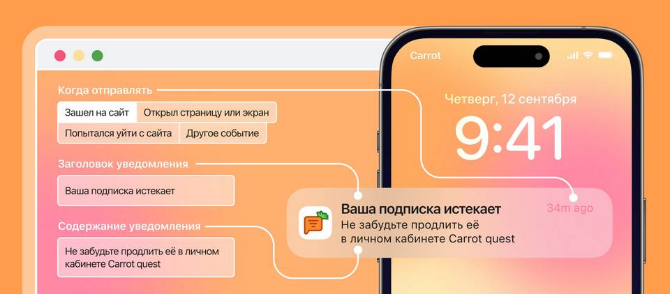 Что значит уведомления об операциях