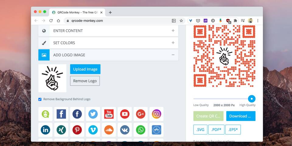 Как преобразовать изображение в QR-код