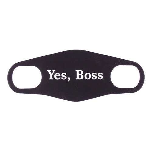 Маска для лица OFF-LIMITS с принтом Yes, Boss, Неопрен в Фармакопейка