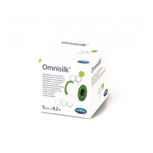 Пластырь Omnisilk фиксирующий из искусственного шёлка для повязок белый 5 см х 9,2 м в Фармакопейка