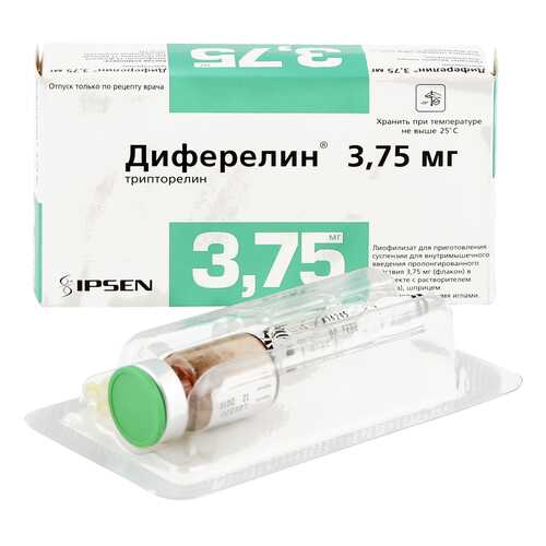 Диферелин лиофилизат 3.75 мг в Фармакопейка