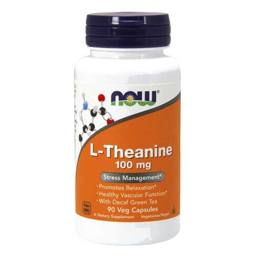 Для нервной системы NOW L-Theanine 100 мг 90 капсул в Фармакопейка