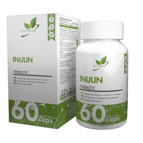 Инулин пребиотик NATURALSUPP Inulin капсулы 60 шт. в Фармакопейка