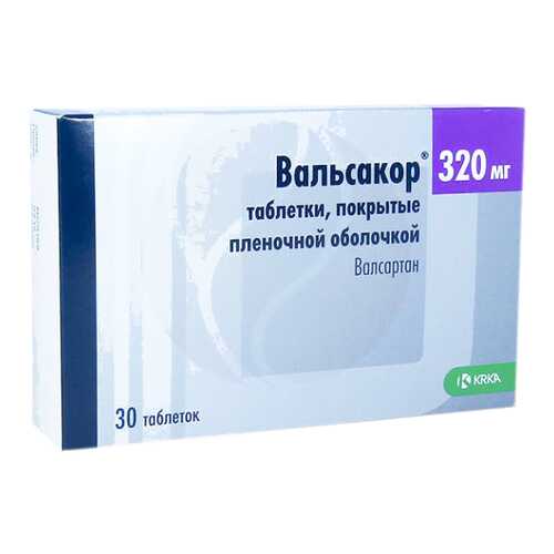 Вальсакор таблетки, покрытые пленочной оболочкой 320 мг №30 в Фармакопейка