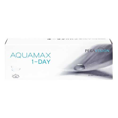 Контактные линзы AQUAMAX 1-DAY 30 линз R 8,6 -1,75 в Фармакопейка