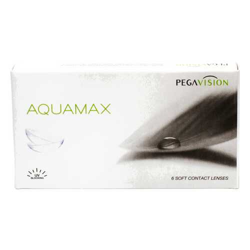 Контактные линзы AQUAMAX 6 линз R 8,6 -3,75 в Фармакопейка