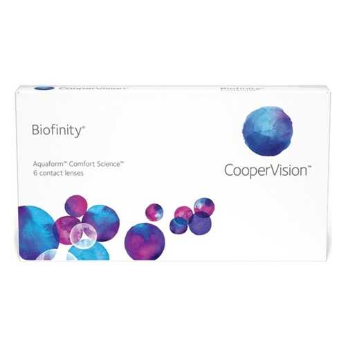 Контактные линзы Biofinity 6 линз +8,00 в Фармакопейка