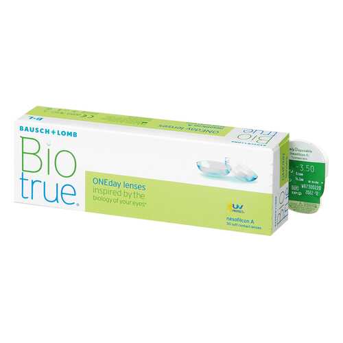 Контактные линзы Biotrue ONEday 30 линз +5,00 в Фармакопейка
