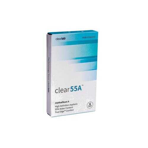 Контактные линзы ClearLab Clear 55 A 6 линз R 8.7 -04,25 в Фармакопейка