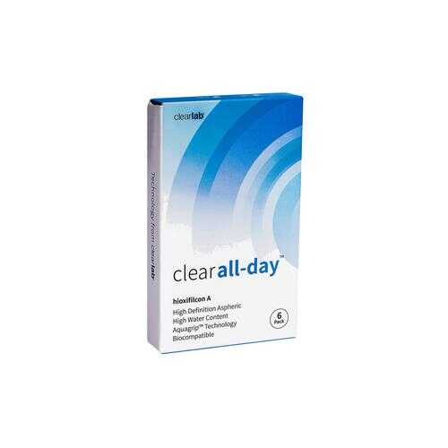 Контактные линзы ClearLab Clear All-Day 6 линз R 8.6 -03,00 в Фармакопейка
