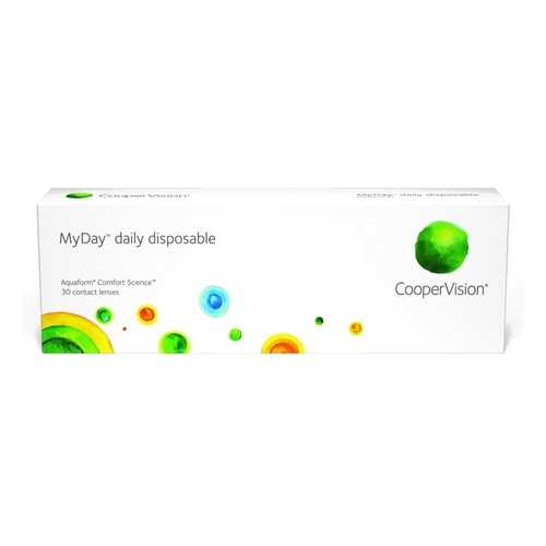 Контактные линзы MyDay Daily disposable 30 линз R 8,4 -2,00 в Фармакопейка