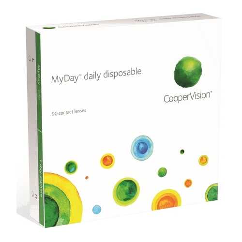 Контактные линзы MyDay Daily disposable 90 линз R 8,4 -1,00 в Фармакопейка