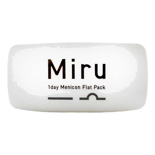 Линза контактная Miru 1 day Menicon Flat Pack -0,50 30 шт. в Фармакопейка