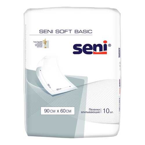 Пеленки SENI Soft Basic 90 x 60 см B010-J03 10 шт. в Фармакопейка