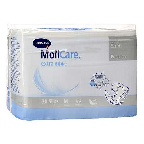 Подгузники для взрослых, M, 30 шт. MoliCare Premium Extra в Фармакопейка