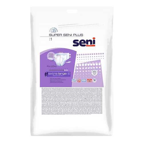 Подгузники для взрослых, XL, 1 шт. Super Seni Plus в Фармакопейка
