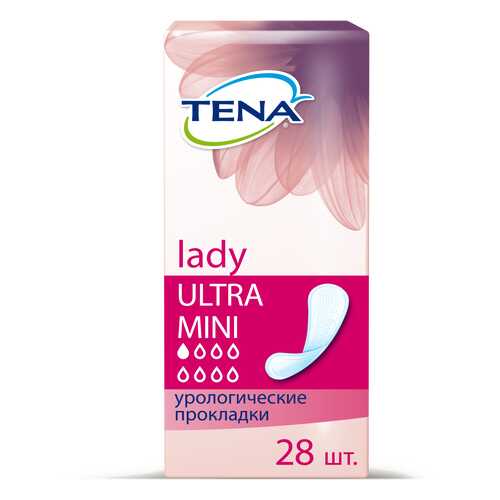 Прокладки Tena Lady Ultra Mini Урологические 28 шт в Фармакопейка