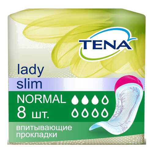 Урологические прокладки Tena Lady Slim Normal 8 шт в Фармакопейка