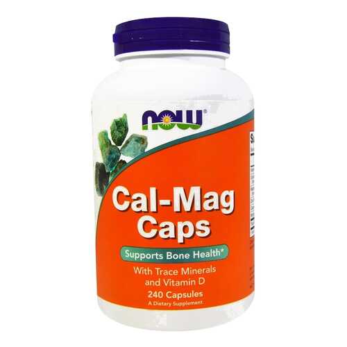 Кальций NOW Cal-Mag Caps 240 капс. в Фармакопейка