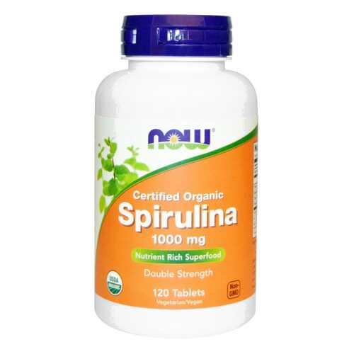 Добавка для здоровья NOW Spirulina 120 табл. в Фармакопейка