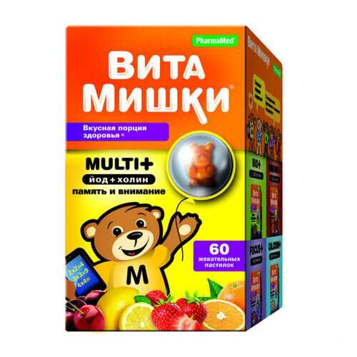 ВитаМишки Мульти+ пастилки жевательные №60 в Фармакопейка