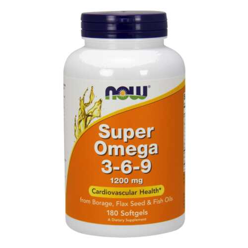 Omega 3-6-9 NOW Super 180 капс. в Фармакопейка
