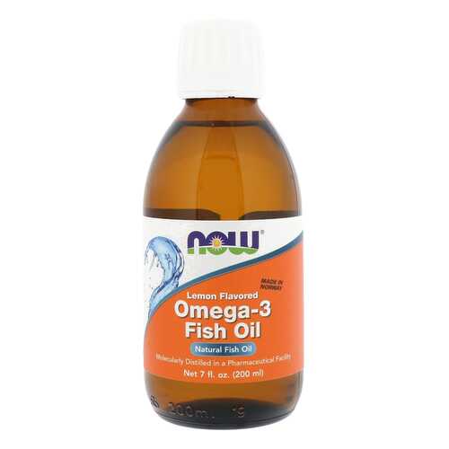 Рыбий жир Omega 3 Now 200 мл лимон в Фармакопейка
